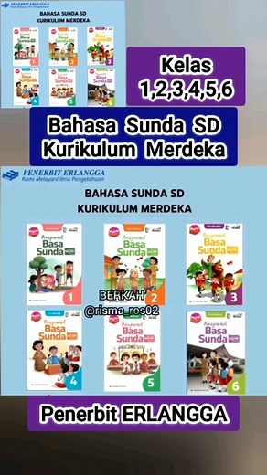 Buku Paket Bahasa Sunda Kurikulum Merdeka - Penerbit Erlangga