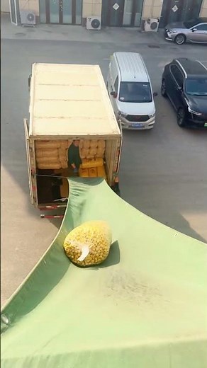 Mass Popcorn Production: Bulk Loading and Transport