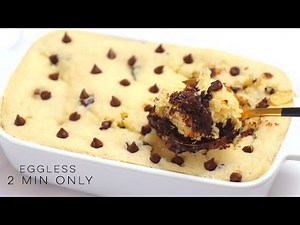 Microwave Chocolate Cookie eggless