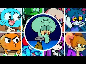 HUMILIATION V2 but Every Turn a Different Character Sings🎙 (FNF Mistful Crimson Morning DEMO)