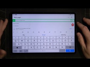 How to Fix Floating Keyboard in HUAWEI MatePad 11 – Attach Key...