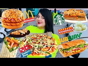 Living on FAST FOOD For 24 Hours Challenge | Paneer Food Challenge