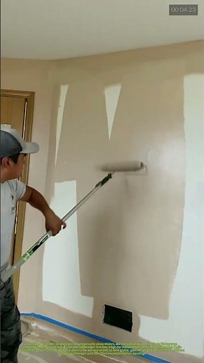 Innenausbau: Gleichmäßiges Auftragen von Farbschichten mit Rollensystemen