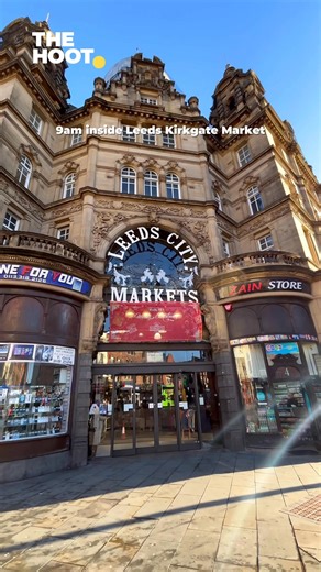 Leeds Market hits a bit differently at the crack of dawn, with the noises of shops opening, the faint sound of the radio, and traders having a chit-chat. It's one of our favourite places in Leeds to pass through before starting work. 🙌 | The Hoot Leeds