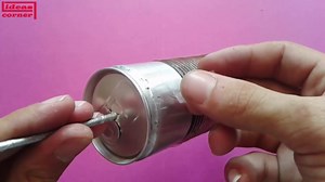How to build a mini wind turbine from an aluminum can | Simple DIY generator project