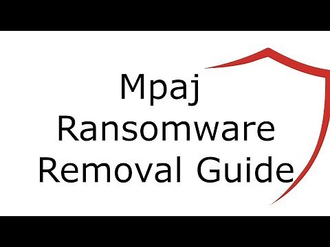 Mpaj Virus File Ransomware Removal