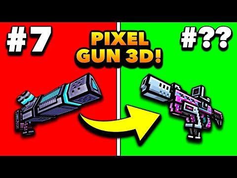All Primary Weapons in Pixel Gun 3D Ranked from Worst to Best 2021! (Tier List)