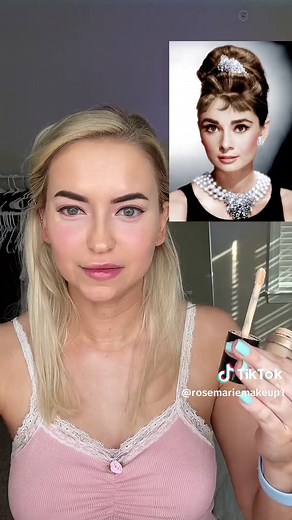 Audrey Hepburn Makeup Transformation Tutorial