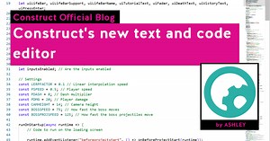 Construct's new text and code editor ★★★★★