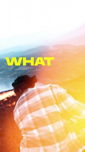 What happens when you throw a rock in an active volcano? | throwing rock into volcano