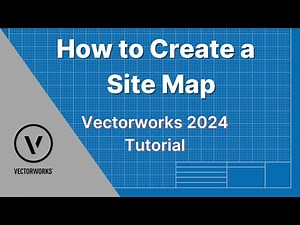 How to create a Site Map | Vectorworks 2024 Tutorial