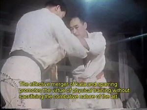 Minoru Mochizuki Yoseikan Sogo Budo Vol. 1 https://vimeo.com/ondemand/moc1de The real jujutsu, the real aikido, the real budo Back again! The soul and skill of Jigoro Kano and Morihei Ueshiba. This first video traces the roots of Yoseikan Budo in Koryu Budo, Kodokan Judo, Ueshiba Daitoryu Budo, Kenjutsu, Karate and other styles.Over 50 different moves. In this video Minoru Mochizuki explains the Yoseikan Budo’s idea of martial arts and also teaches applied skills. This first video traces the roo