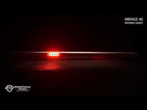Mirage 40 TIR Full Size LED Light Bar Patterns