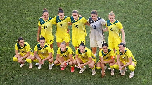 Why are Australia's Olympic colors green and yellow?