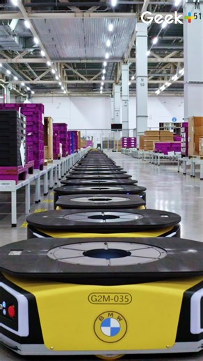 Geek+ | Geek+ x BMW 🚗🤖 Our Shelf-to-Person Solution is powering BMW’s warehouse with smarter, faster, more efficient automation. A new milestone... | Instagram