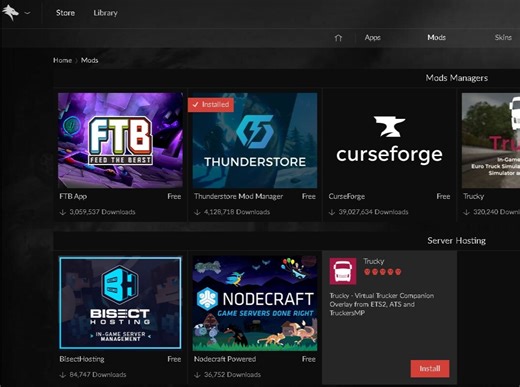 关于overwolf的下载和Thunderstore mod管理器中我玩致命公司遇到问题分享解决方式