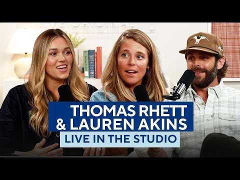 Thomas Rhett and Lauren Akins in the Studio! Plus, our First Ever LIVE Audience! | Sadie Rob Huff