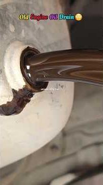 How To Drain Old Engine Oil Properly😳
