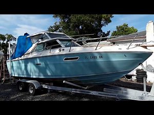22ft SRV 220 Sea Ray Boat Project Tour Of Before Detailing&Work #1