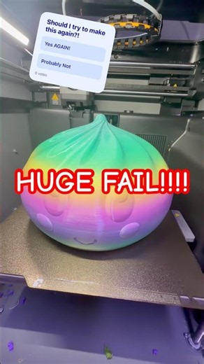 MASSIVE 3D Printed Rainbow Dumpling Squishy #3dprinting #needoh #asmr #satisfying #squishy