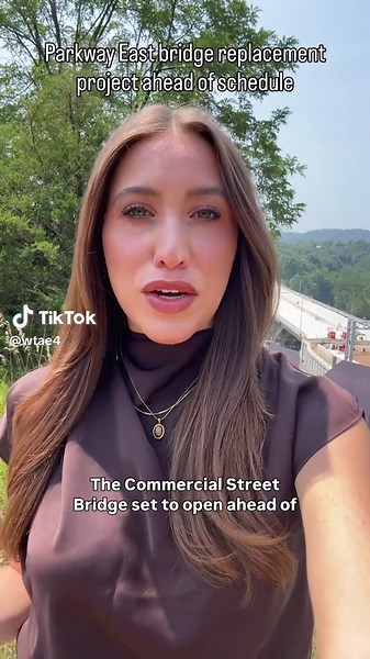 PennDOT says the new Commercial Street Bridge on I-376 is tracking ahead of schedule. READ MORE: https://www.wtae.com/article/penndot-new-parkway-east-bridge-being-slid/73179332