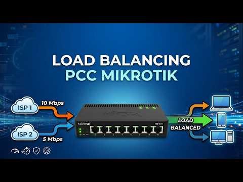 TUTORIAL KONFIGURASI LOAD BALANCING PCC MENGGUNAKAN MIKROTIK