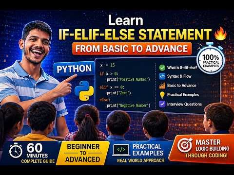 Master Python If-Elif-Else Statement 🔥 | Practical Coding Examples
