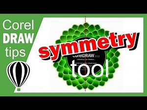 Symmetry drawing mode CorelDraw 2018
