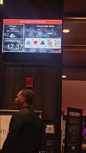 One of Four - High Hands at Harrah's WSOP Event Poker Room #pompanobeach