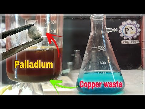 Palladium recovery from Copper waste solution | Stockpot processing for Palladium