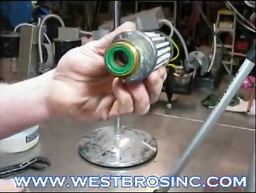 #1 Waste oil heater service / repair Lanair inlet oil filter service