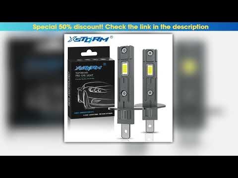 XSTORM H1 LED Car Headlight Bulbs 75W Mini Canbus Led for Car Headlamp Fanless Light Auto Diode