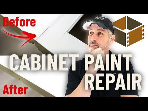 Cabinet Paint Repair - How to Repair Cracks and Splits | RTA DIY at Home