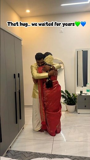 10 years of holding on to each other ….Finally Home 💙💚#bestmoments #wedding #love #couple #reels