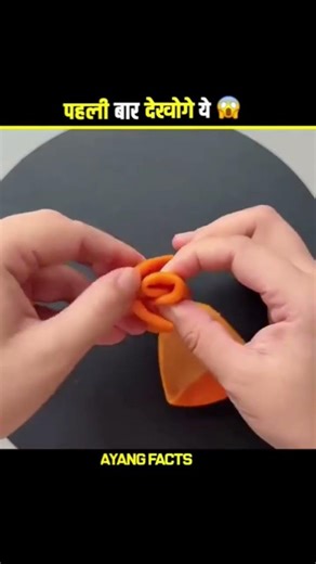 Orange convert to Rose Art 😱 #facts #knowledge #art #shorts #ytshorts