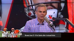721K views · 3K reactions | "You're 0-1-1... You get to face Sam Darnold at home on a short week... You're going to be 1-1-1... You're a kicker away from being 3-0. Tyrod Taylor has been exactly what you thought." Colin Cowherd has a message for Cleveland Browns fans wanting to see Baker Mayfield | The Herd | Facebook