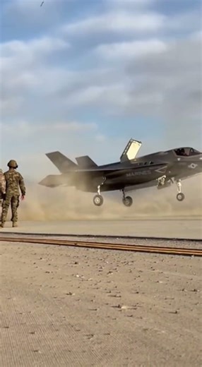F-35B Landing Precision That's Unreal #military #fighter #impressive