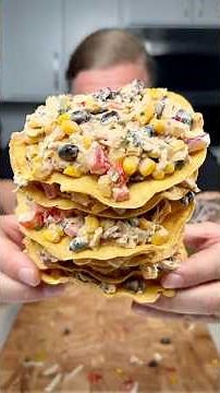 That Viral Southwest Chicken Salad Tostada Crunch