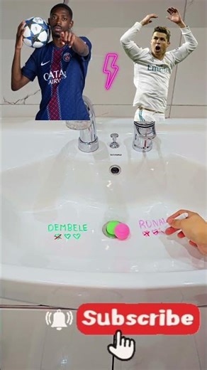 DEMBELE vs RONAL'DO. best football player? #dembele #ronaldo #shorts #football #virus #trending