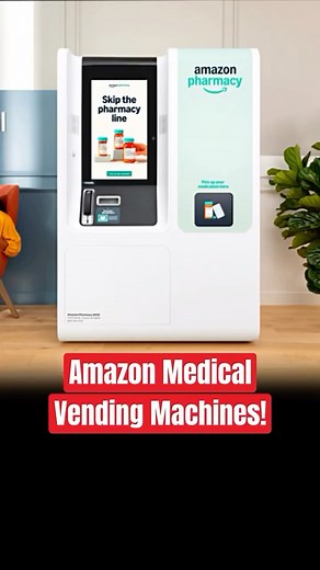 Amazon’s Pharmacy Vending Machines Could Change Everything! 🏥💊 Amazon just announced the launch of its medical vending machines at Amazon One Medical locations in Los Angeles, a move that could completely reshape the pharmacy industry. With this innovation, customers can quickly access common medications without ever stepping foot in a Walgreens or CVS. This is yet another example of Amazon quietly taking over industries one by one. From cloud computing to groceries, and now healthcare, their 