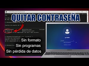 ✨Cómo Quitar una Contraseña Olvidada en Windows 11/10/8.1🔹Sin Formatear/Sin Programas (2026)