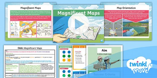 Twinkl Move PE - Year 3 OAA Lesson 6: Introduction To Orienteering Lesson Pack
