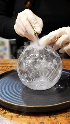 Satisfying ASMR: Slicing Planet Glass into Cosmic Shards 🌌✂️#ASMRPlanetGlass#SatisfyingSlicing