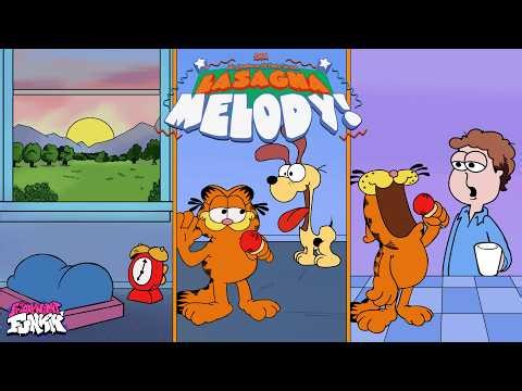 FNF: Vs Garfield // +Comics // Lasagna Melody – The VHS █ Friday Night Funkin' █