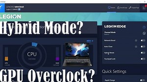 What is Hybrid Mode in Lenovo Vantage || Lenovo legion 5 || GPU overclocking