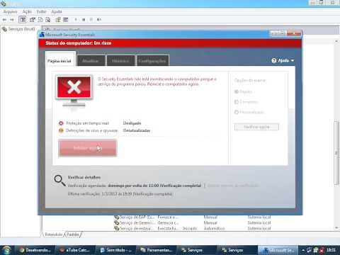 Como Desativar Microsoft Security Essentials