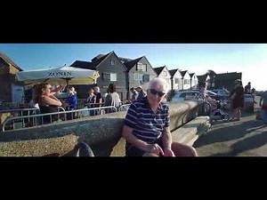 Whitstable beach - coast of Kent, UK.