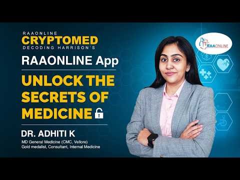 Unlock the Secrets of Medicine | Cryptomed | by Dr. K. Adhiti on the RAAONLINE App