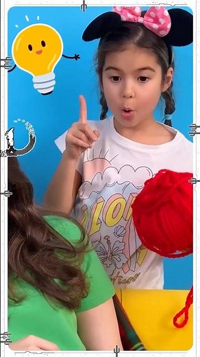 🌸 Thread Art Flower Craft For Kids #shorts #creativeplay