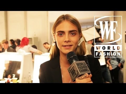 Burberry Prorsum Spring-Summer 2014. Backstage